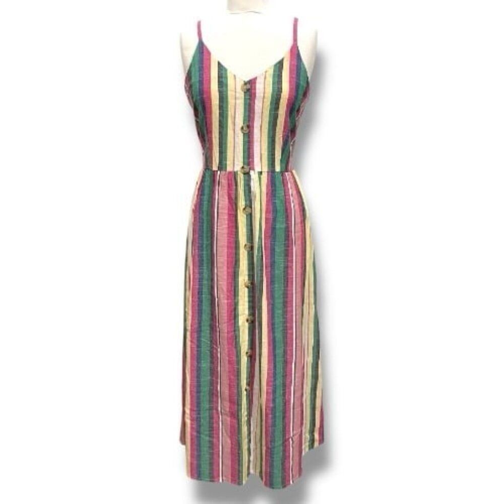 Chances R Striped Maxi Dress NWOTs
